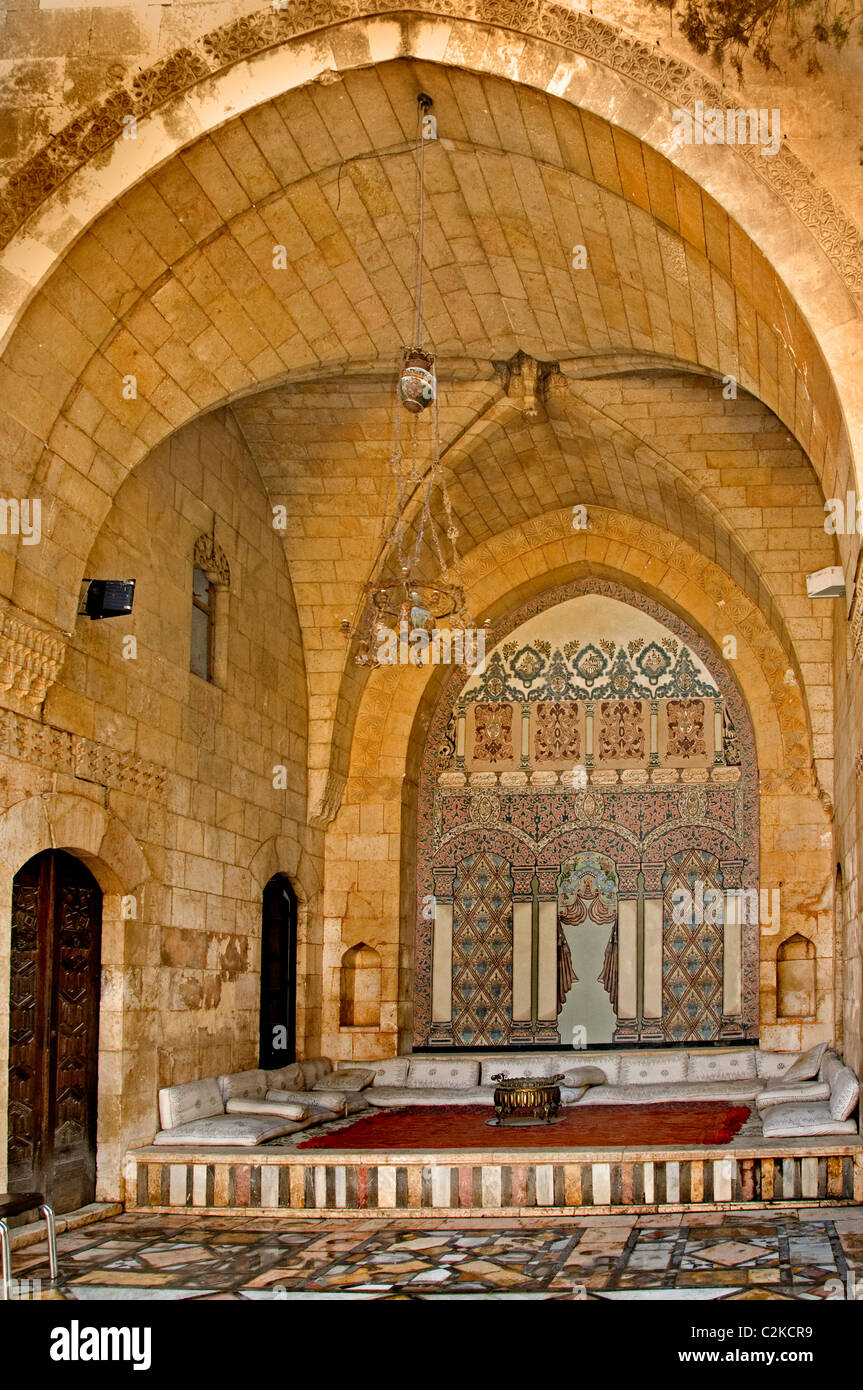 Azem Palace Ottoman residential Hama Syria Syrian Stock Photo