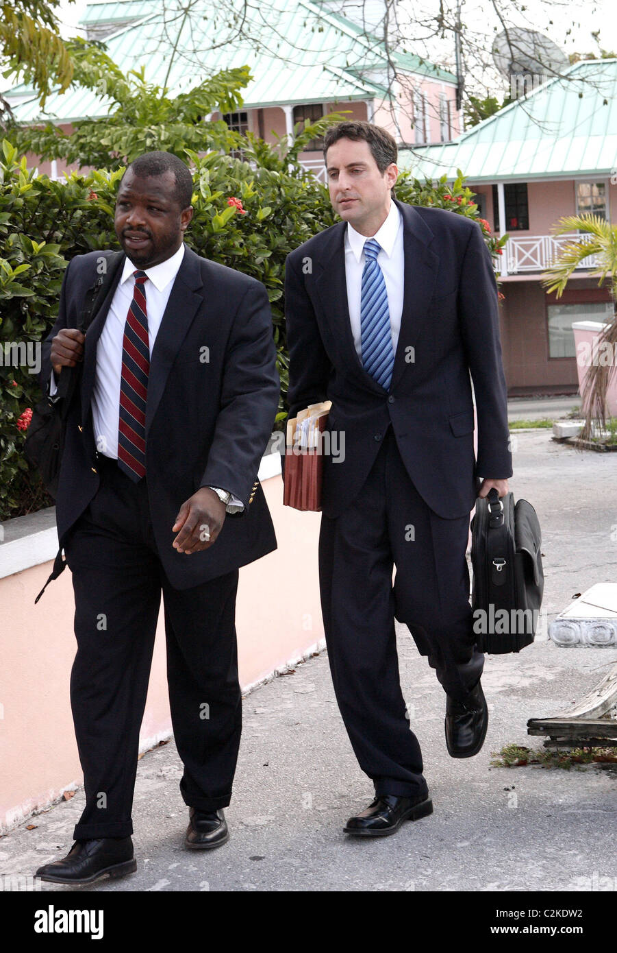 Howard K. Stern the former companion of Anna Nicole Smith, arrives at a