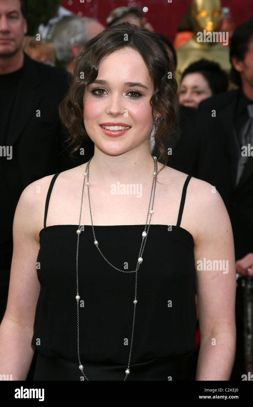 Ellen Page The 80th Annual Academy Awards (Oscars) - Arrivals Los Angeles,  California - 24.02.08 Stock Photo - Alamy