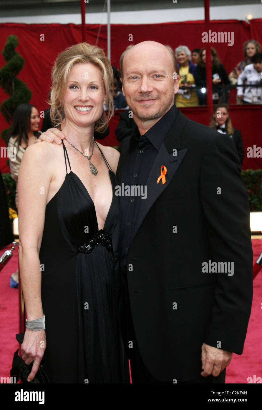 Deborah Rennard and Paul Haggis The 80th Annual Academy Awards (Oscars) -  Arrivals Los Angeles, California - 24.02.08 Stock Photo - Alamy