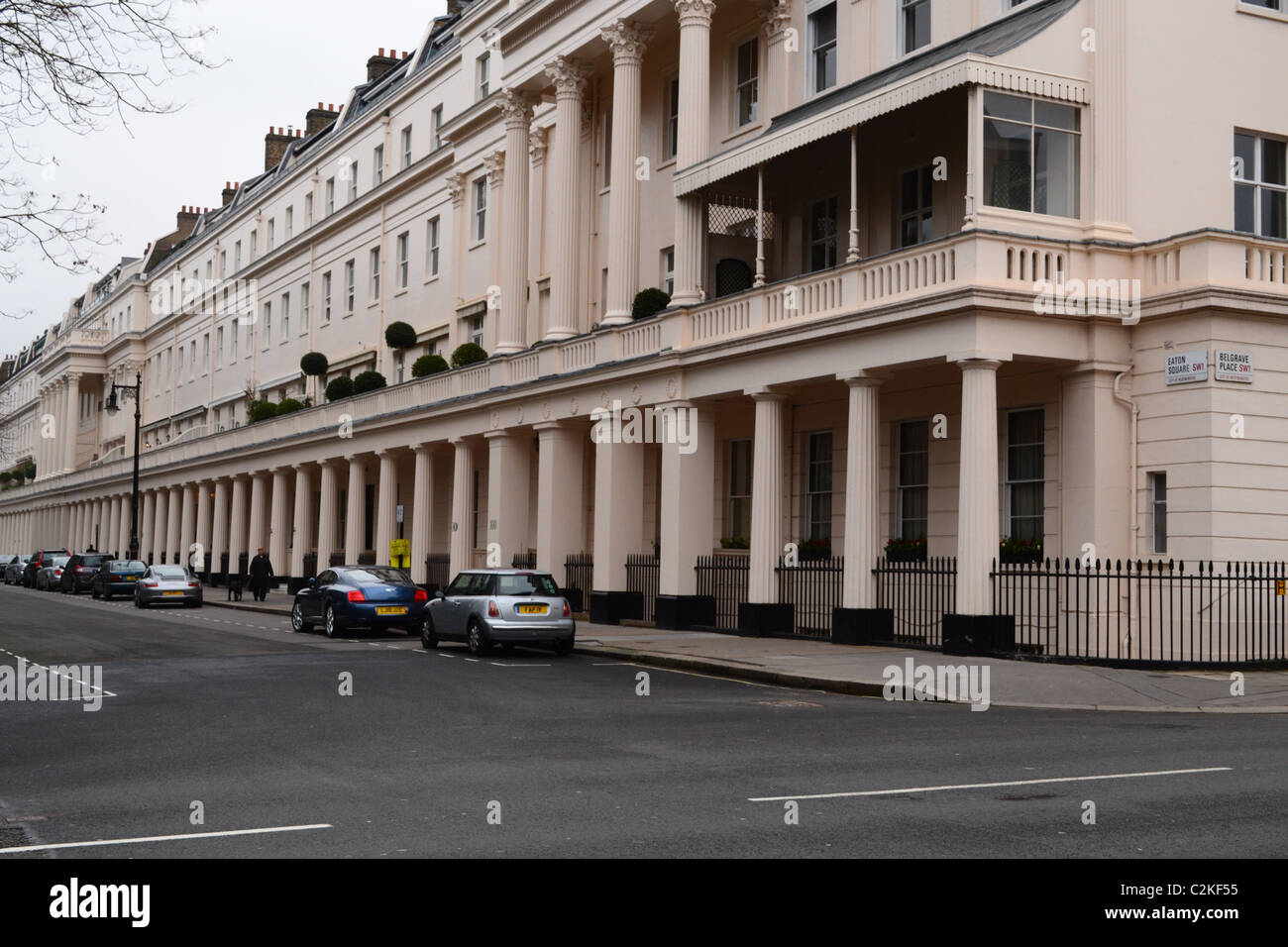 Luxury houses in Eaton Square, Belgravia, London, UK ARTIFEX LUCIS