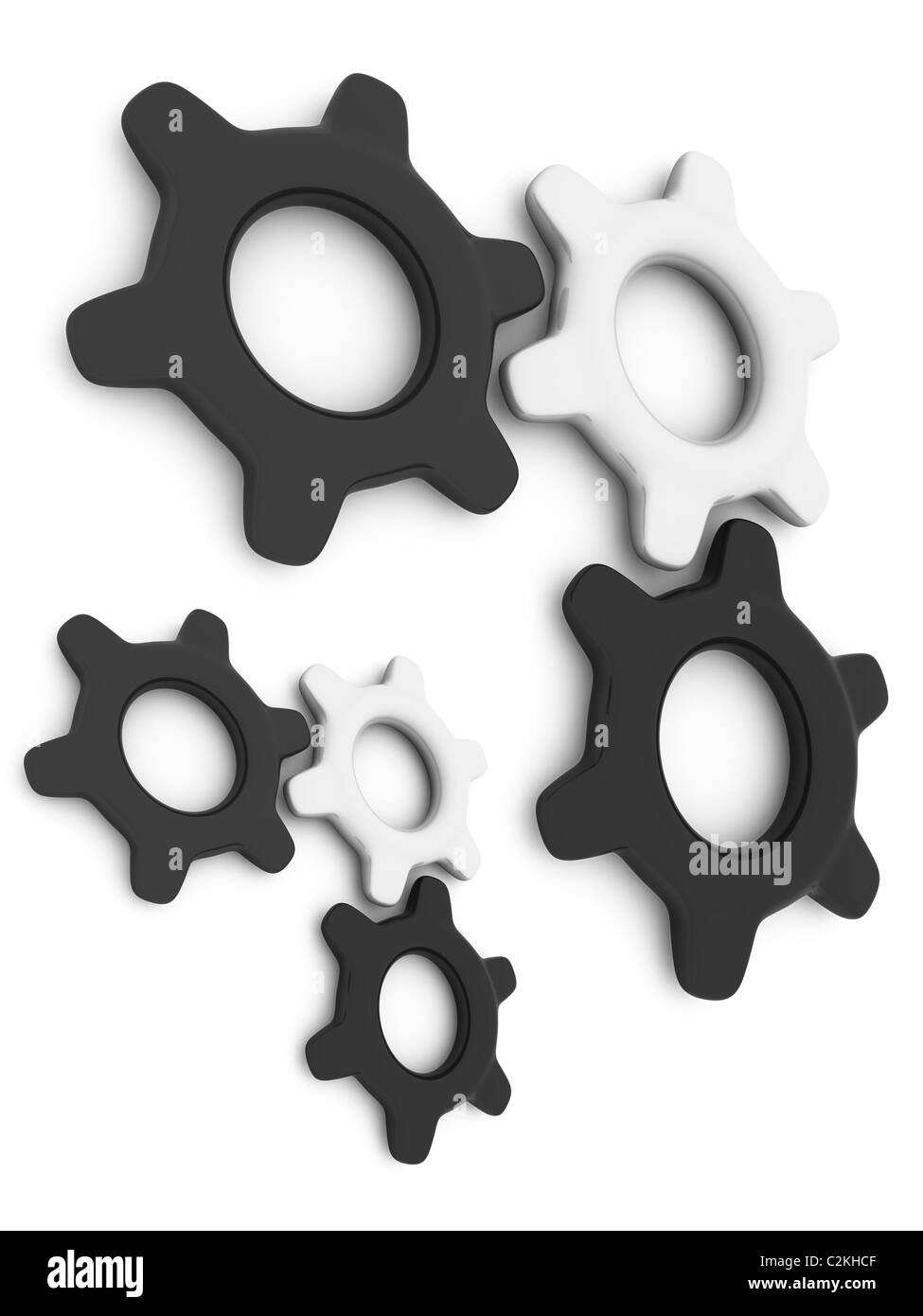 Black and white abstract gear hi-res stock photography and images - Alamy