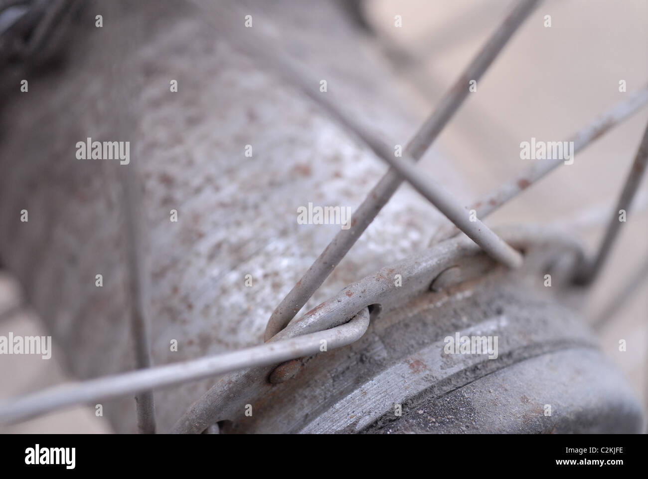 Bicycle hub. Stock Photo