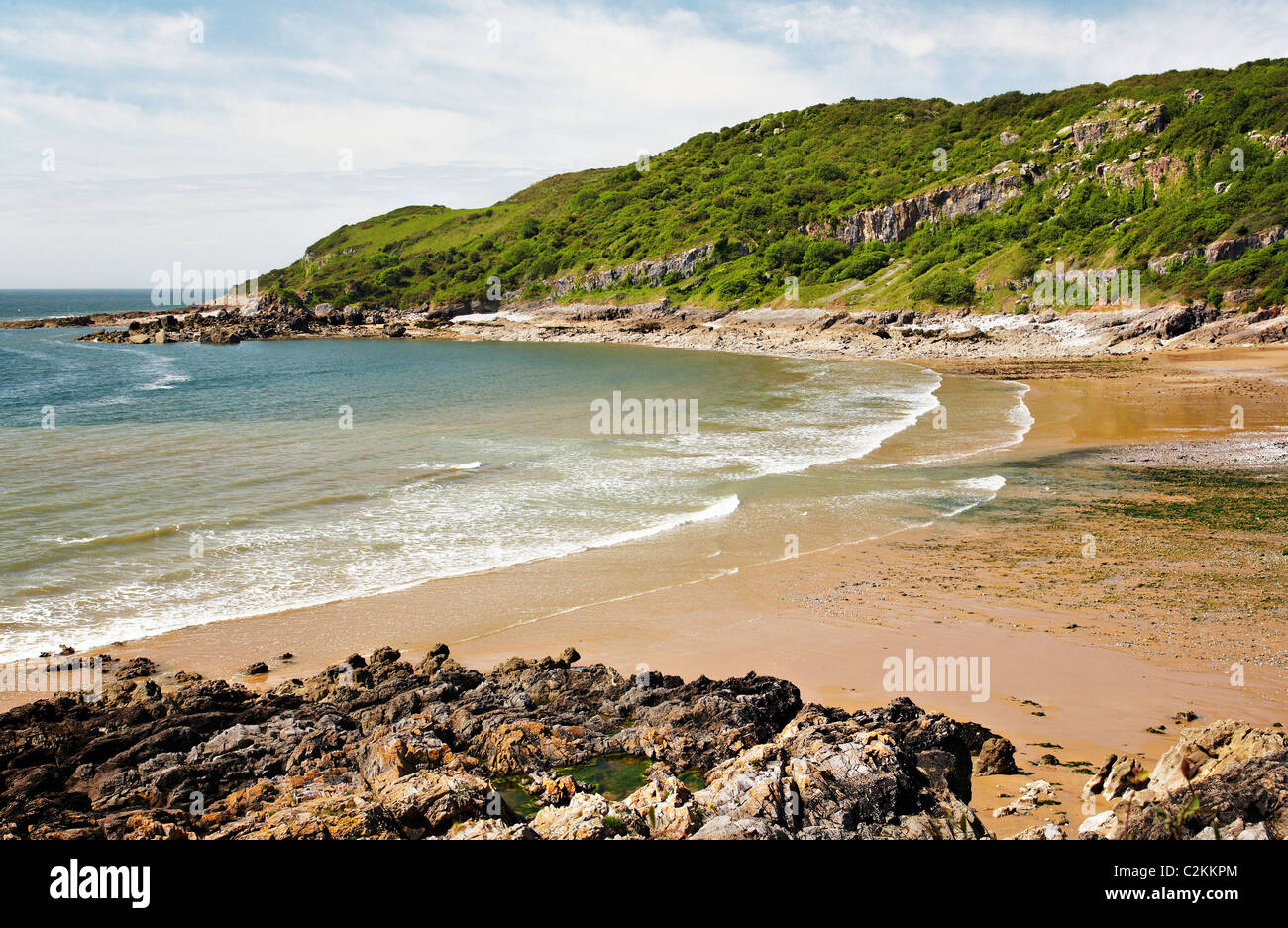 Pwlldu Bay, Gower, Wales Stock Photo Alamy
