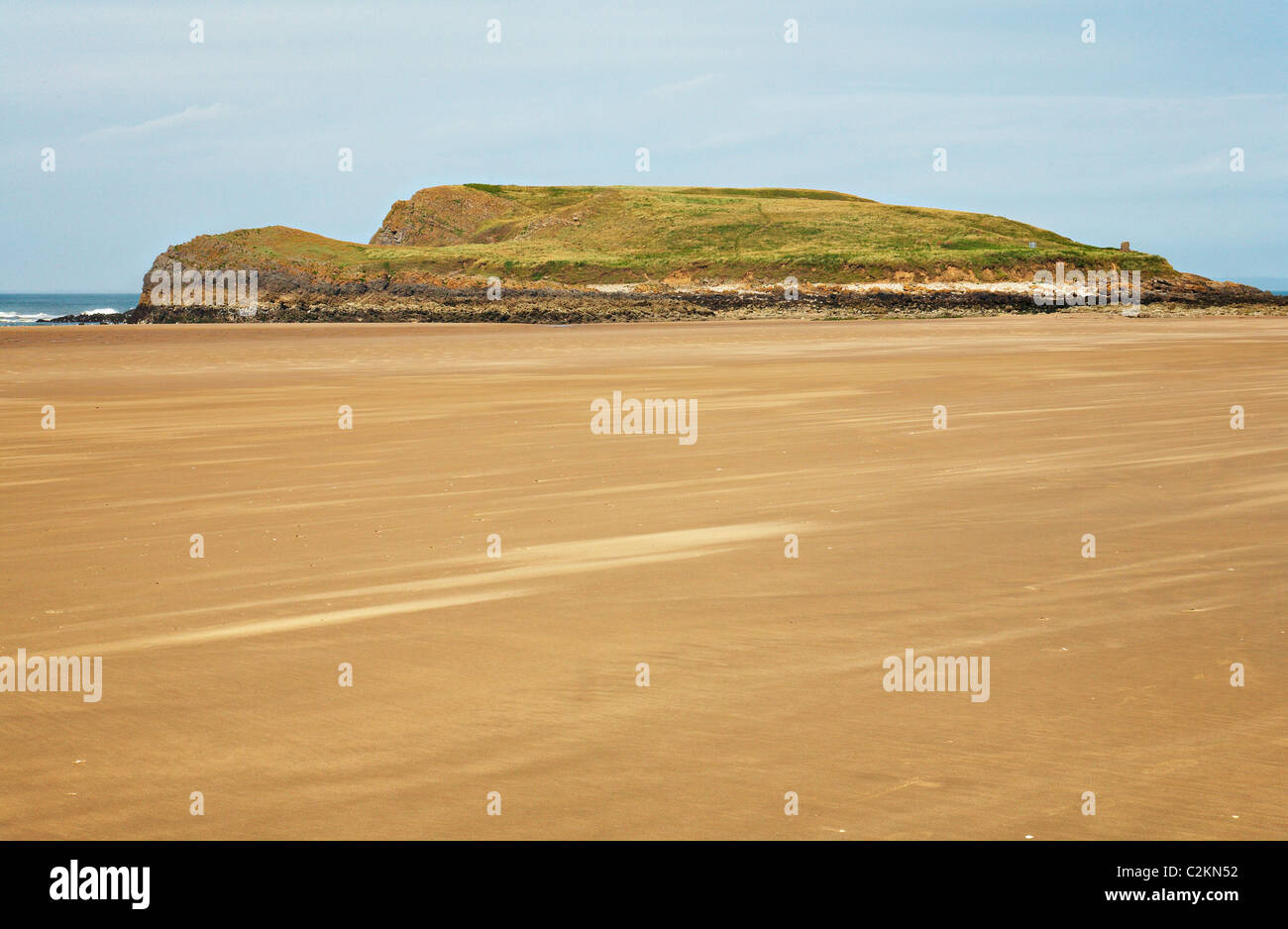 Burry Holms, Llangennith, Gower, Wales Stock Photo