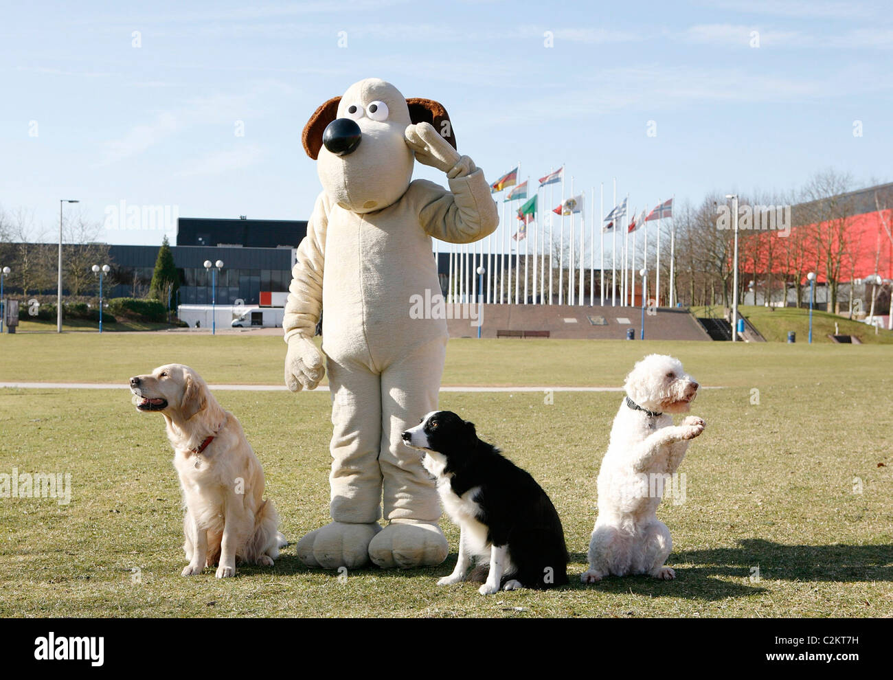 Official Launch of Crufts 2008 featuring Wallace and Gromit London