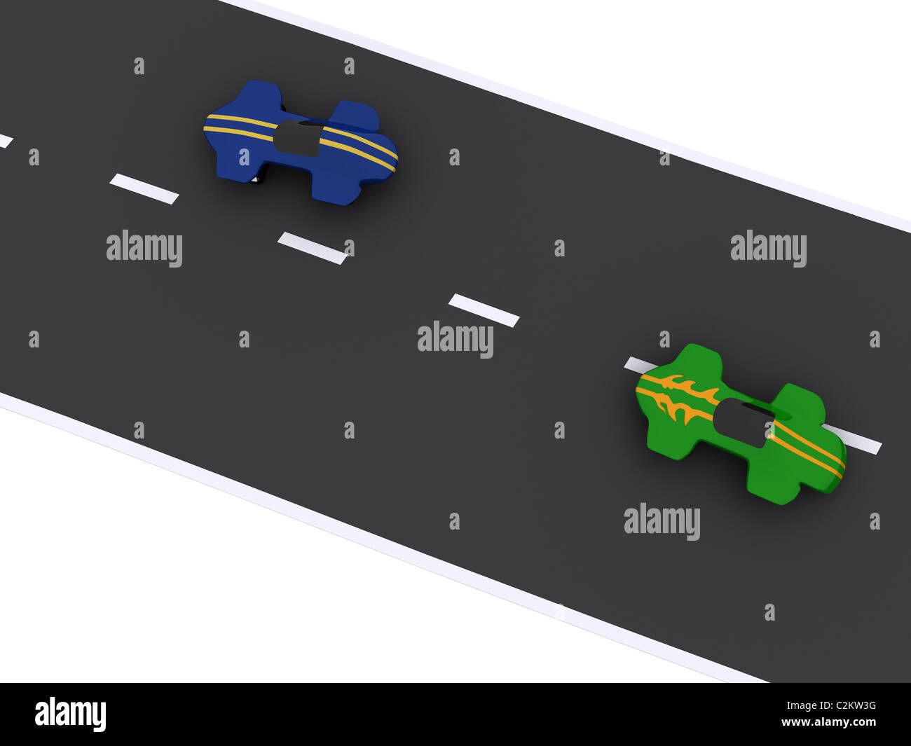 Sport racing cars turning hi-res stock photography and images - Alamy