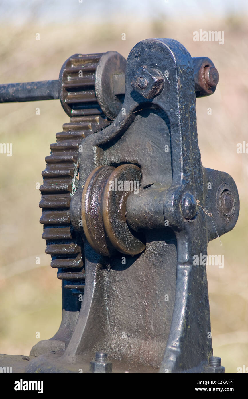 Lock gate mechanism Stock Photo Alamy