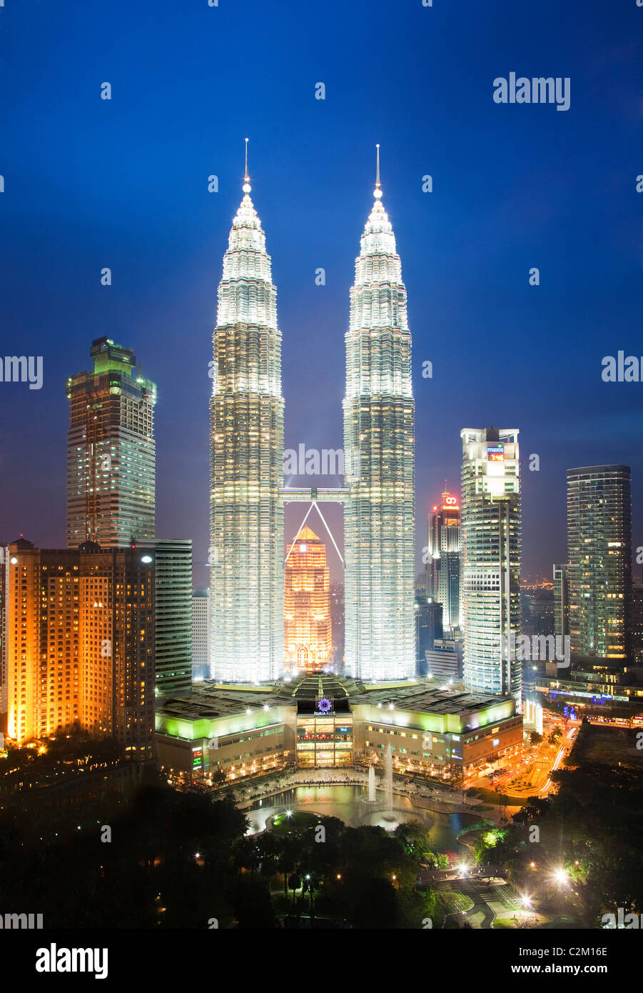 Petronas Towers, Kuala Lumpur Stock Photo