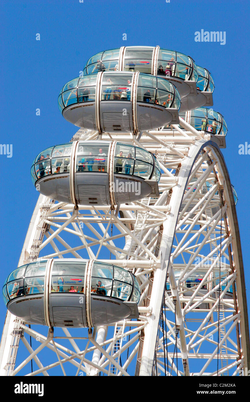 London Eye. Londres. Stock Photo