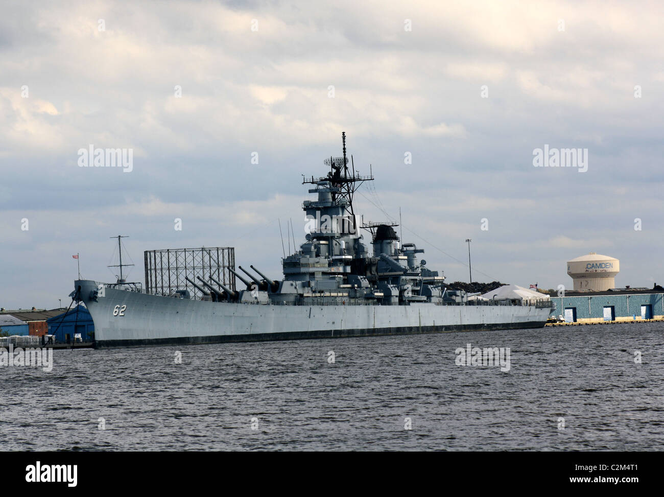 USS NEW JERSEY MUSEUM AND MEMORIAL CAMDEN NEW JERSEY USA 20 October 2010 Stock Photo