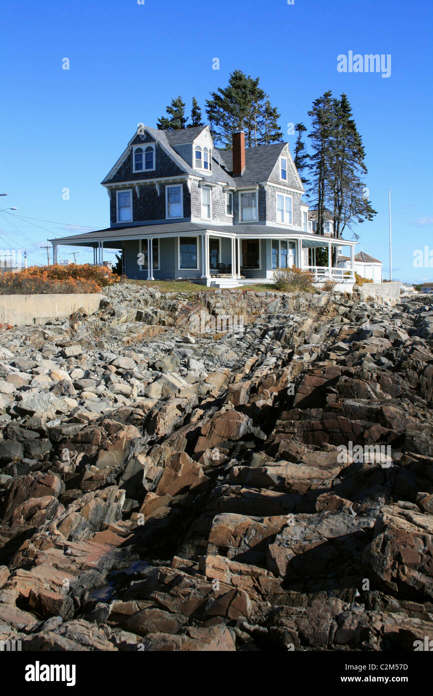 VICTORIAN HOUSE KENNEBUNKPORT MAINE USA 31 October 2010 Stock Photo Alamy