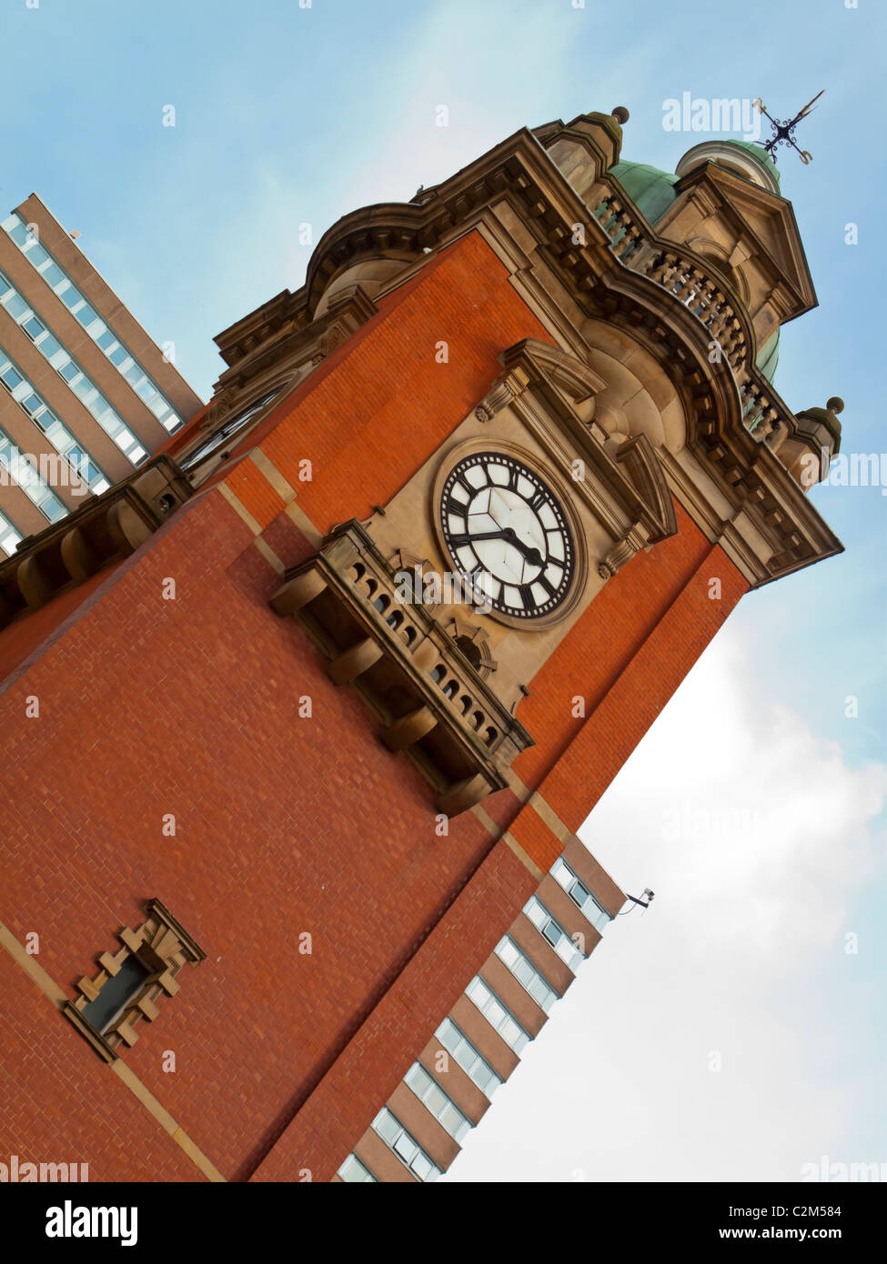 Clock tower nottingham victoria center hires stock photography and