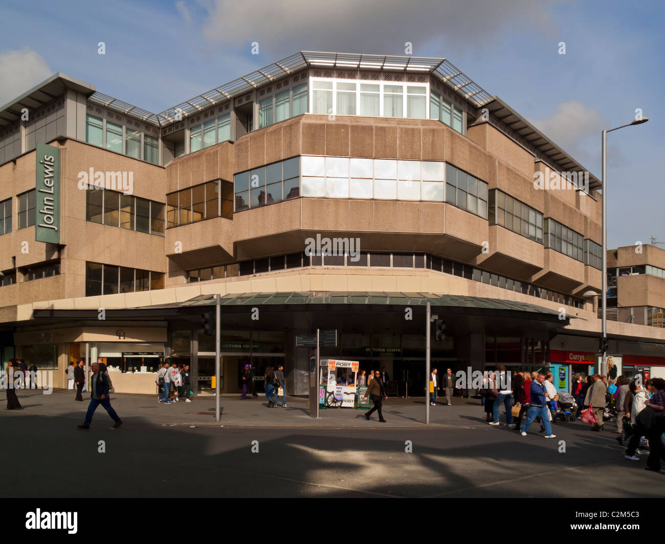 Entrance to the Victoria Centre shopping centre in Nottingham England