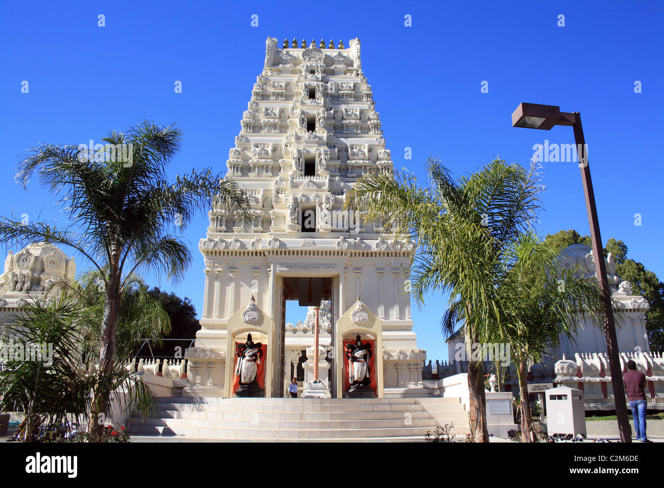 MALIBU HINDU TEMPLE OF VENKATESWARA MALIBU USA 10 December 2010 Stock Photo