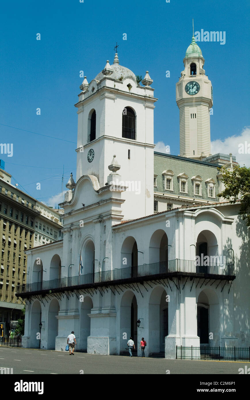 Cabildo, Plaza de Mayo, Buenos Aires, Argentina Stock Photo