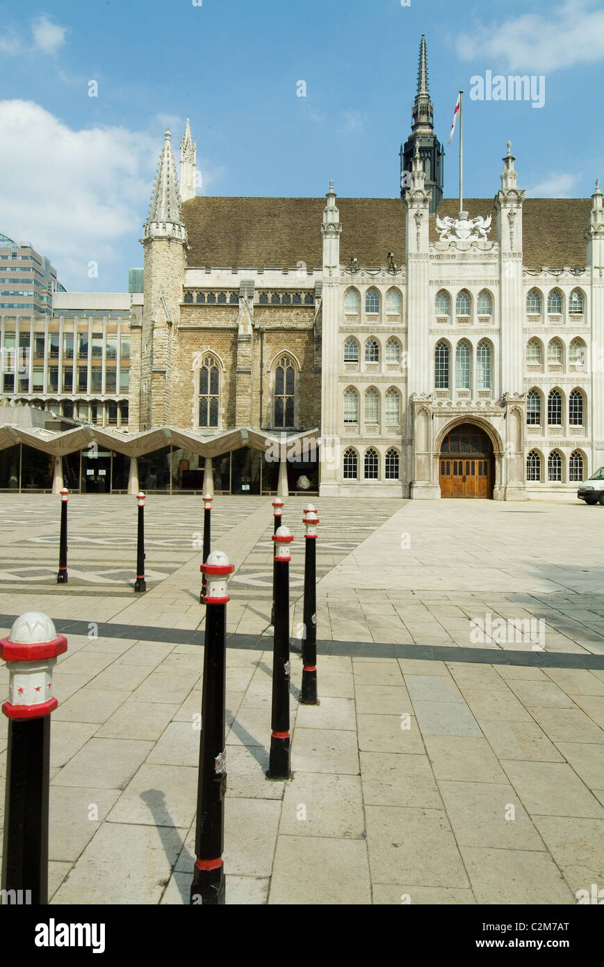 The Guildhall, Guildhall Yard, London, 1411-1440. Stock Photo