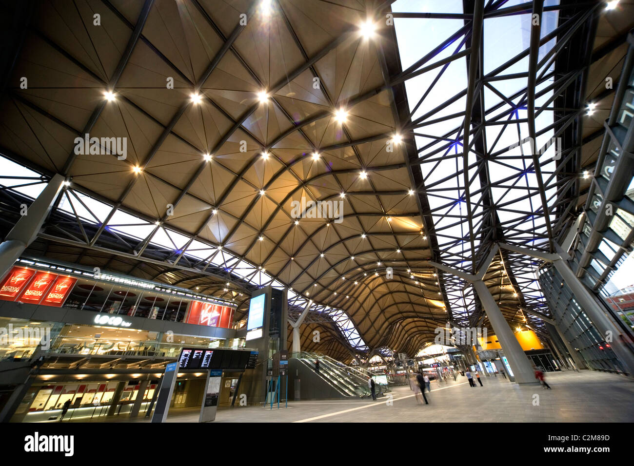 Southern Cross Station, formerly Spencer Street Station, Melbourne. Stock Photo