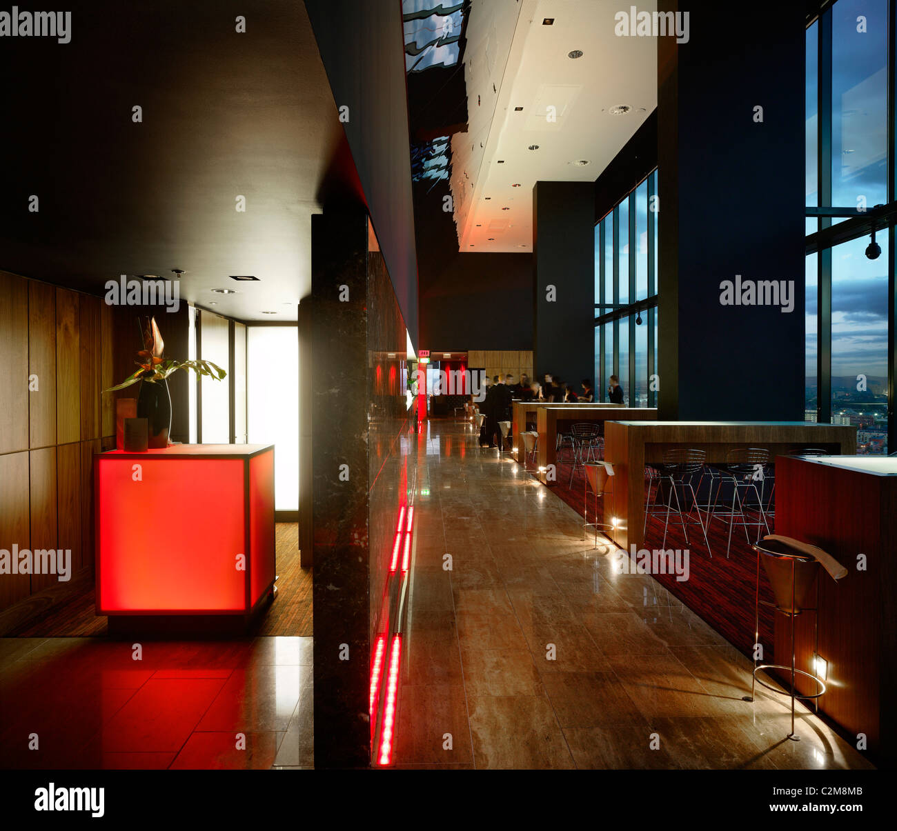 Hilton Hotel Tower, 303 Deansgate, Manchester. Stock Photo