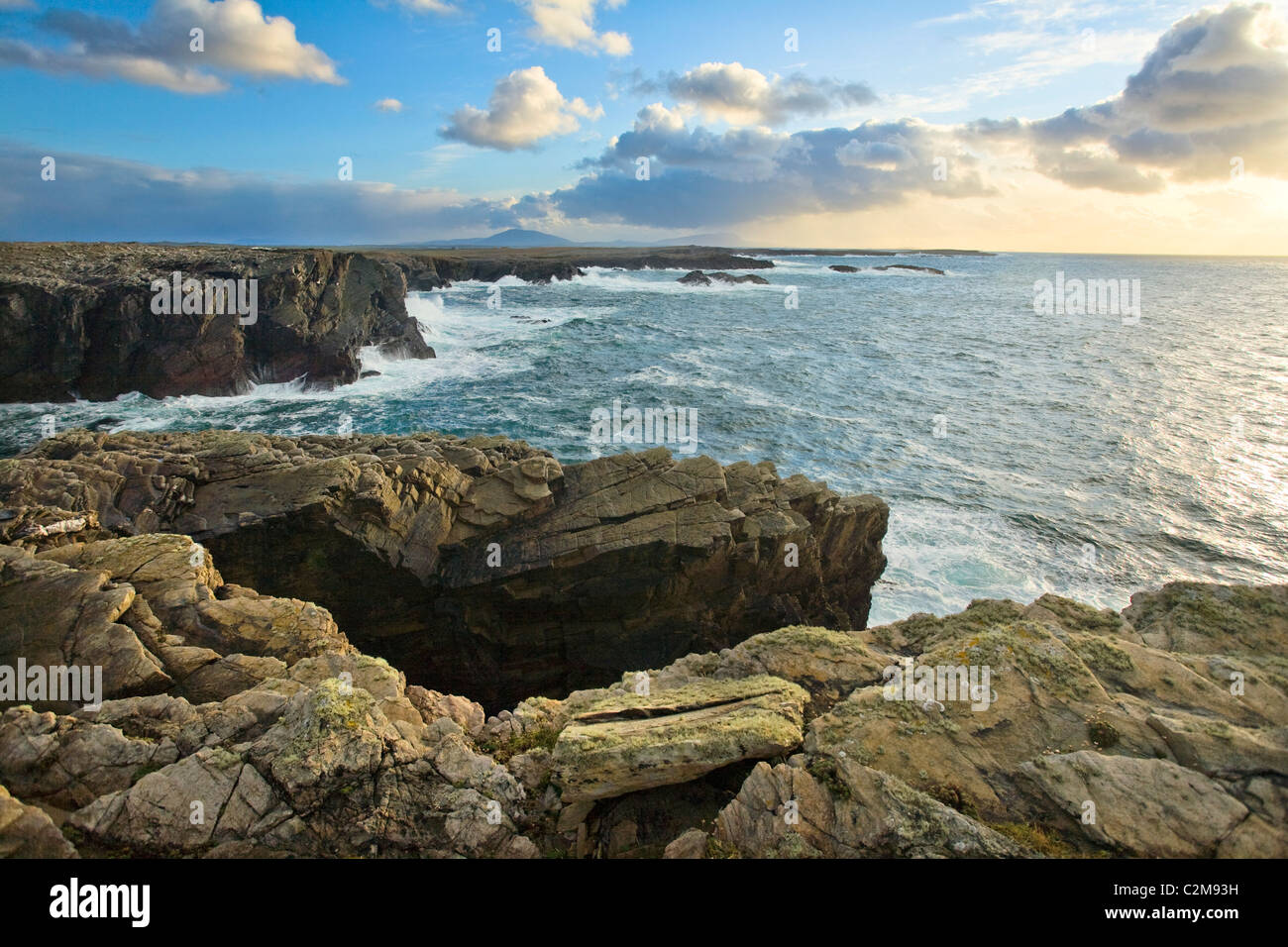 Belmullet coastline near Erris Head, County Mayo, Ireland Stock Photo ...