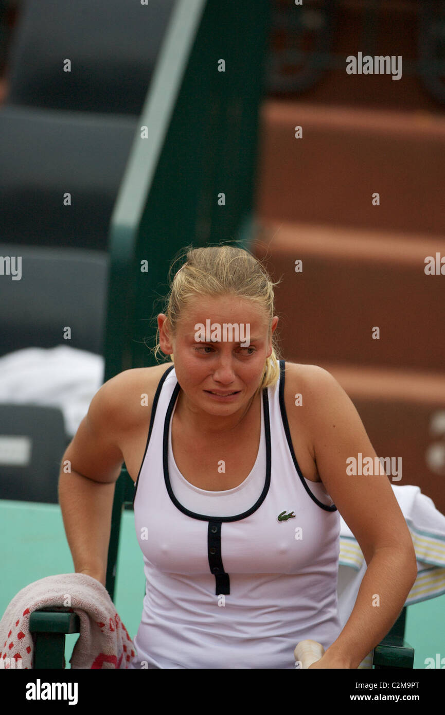 Jelena Dokic, Australia, in action at the French Open Tennis Tournament at  Roland Garros, Paris, France Stock Photo - Alamy