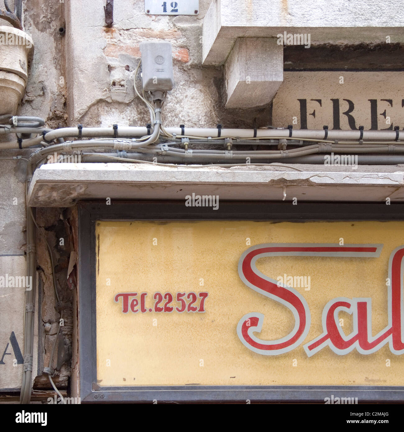 Venice Sign Language Stock Photo Alamy