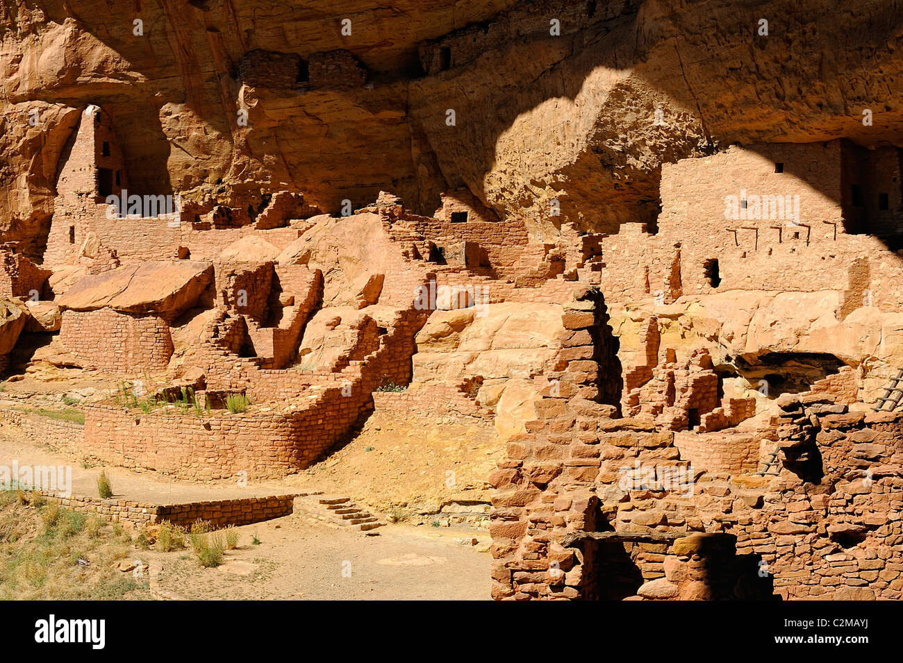 Long House, cliff dwelling in Mesa Verde National Park Stock Photo - Alamy