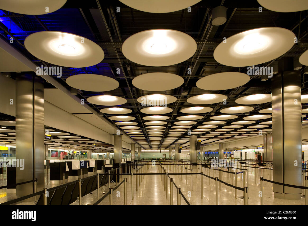 BAA, T5, Terminal 5, Heathrow Airport, London. Stock Photo