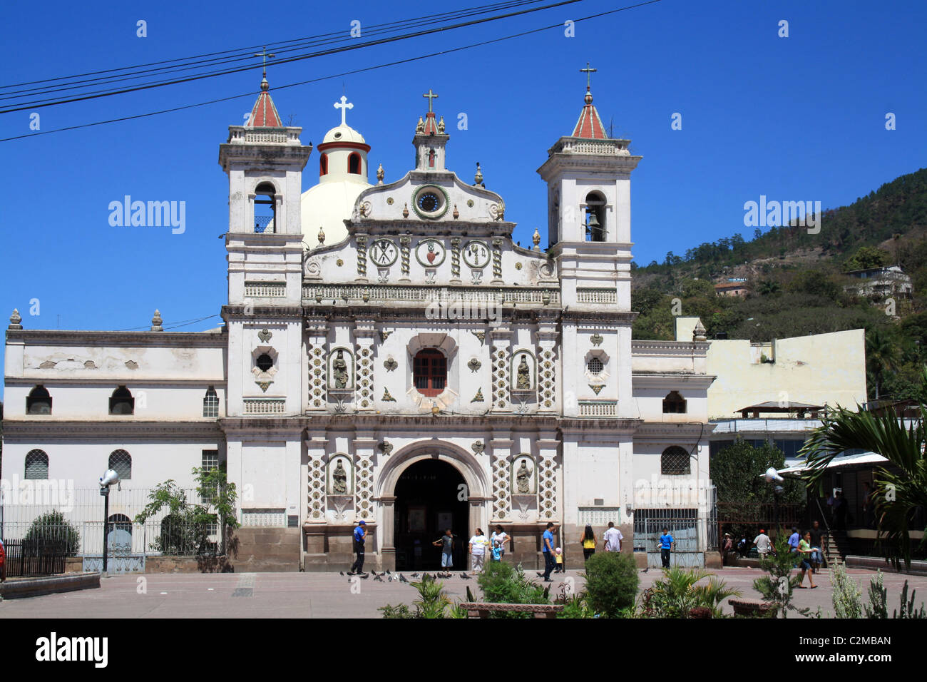 IGLESIA LOS DOLORES TEGUCIGALPA HONDURAS 17 February 2011 Stock Photo