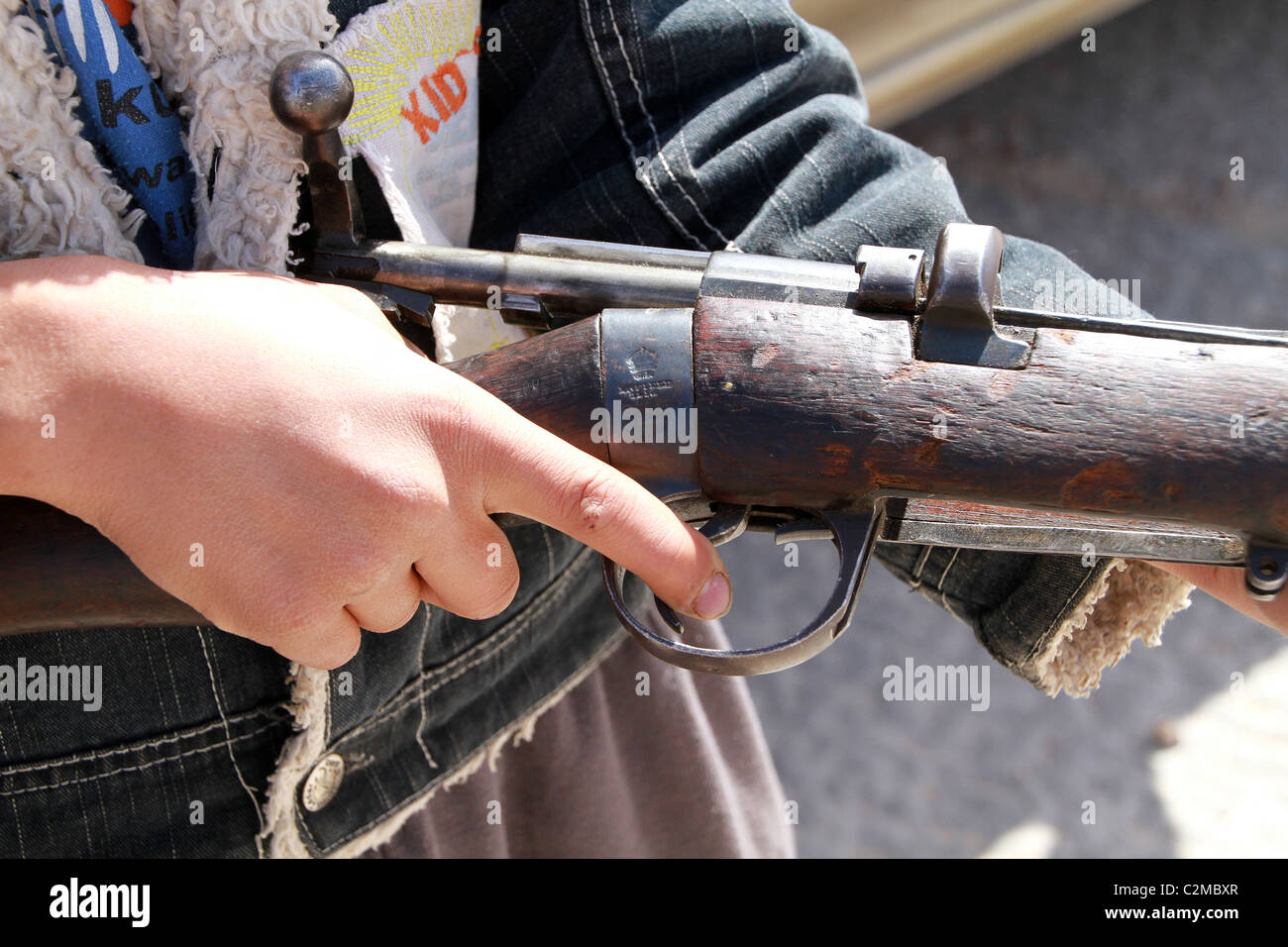 1930s Lee Enfield rifle Stock Photo - Alamy