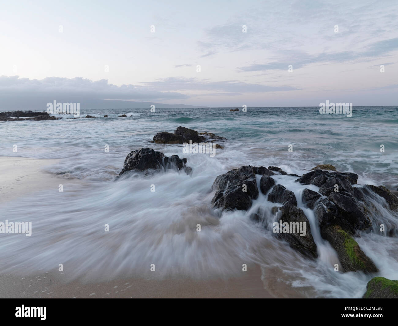 Ocean Tide, Maui, Hawaii, Usa Stock Photo Alamy