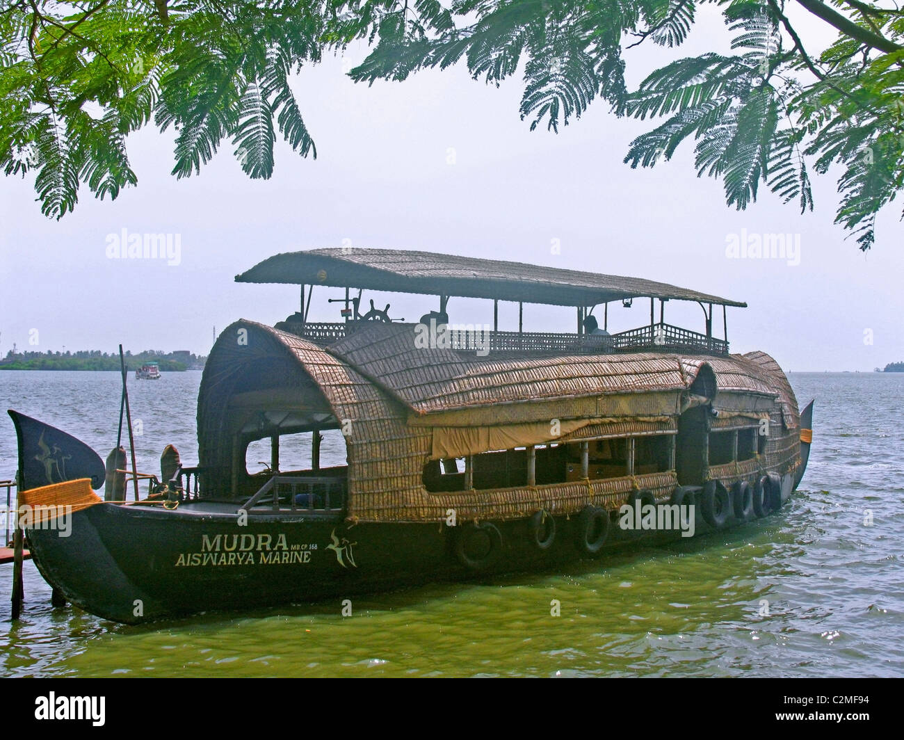 House Boat Of Alappuzha, Kerala, India Stock Photo