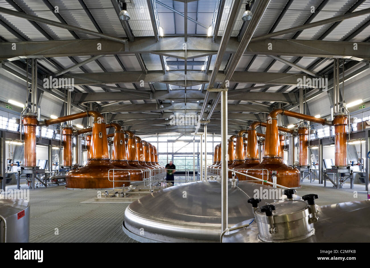 Roseisle Distillery, Elgin. Stock Photo