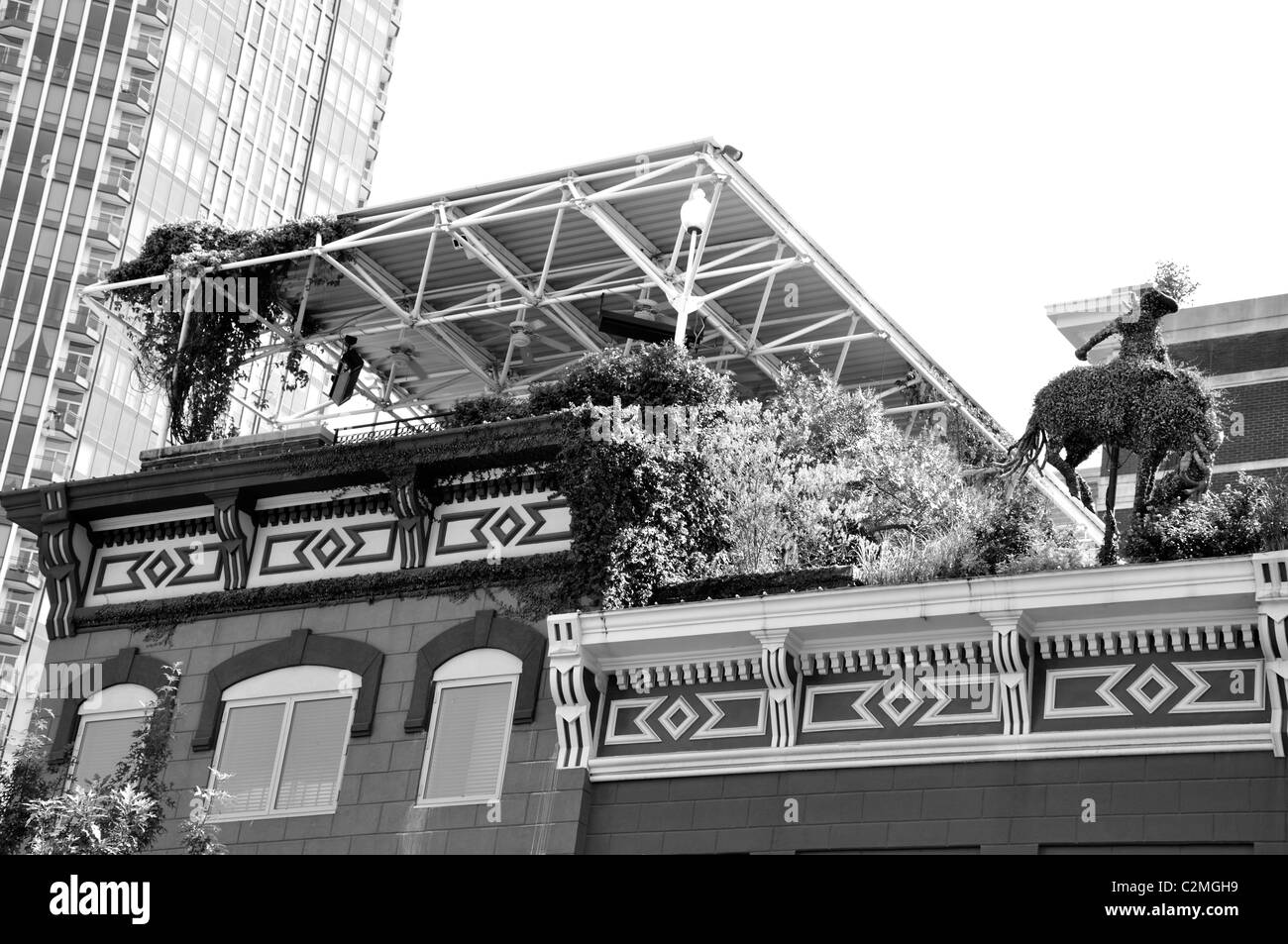 Rooftop restaurant in Fort Worth, Texas Stock Photo Alamy