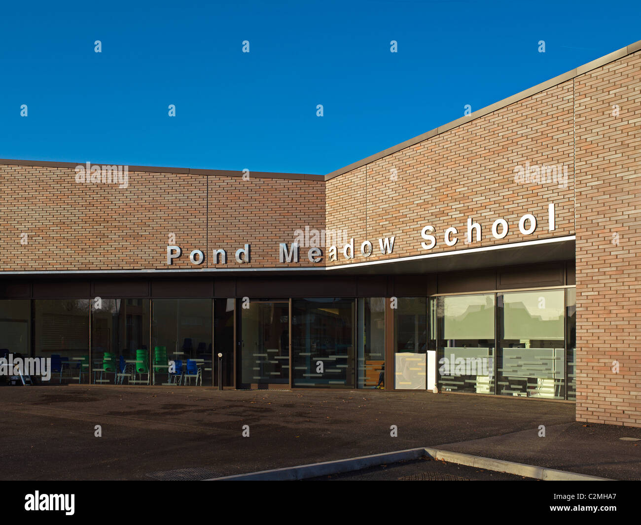 Surrey County Council Christ's College and Pond Meadow School, Guildford. New special needs primary school and secondary school Stock Photo