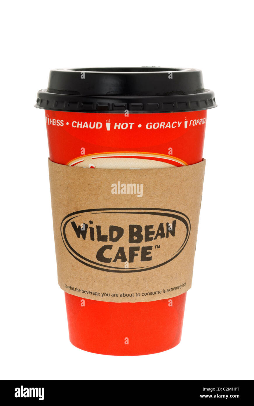 Wild Bean Cafe Take Away Coffee Stock Photo Alamy