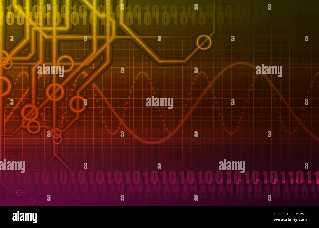 Futuristic Technology Data Flow as Art Abstract Stock Photo - Alamy