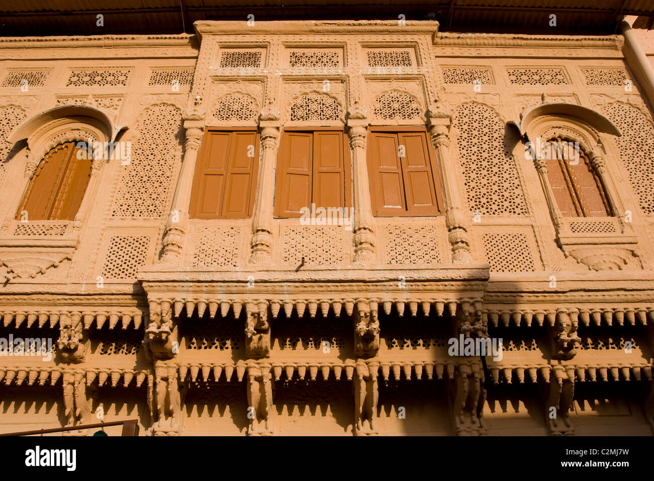 The Singhvi Haveli, Jodhpur, Rajasthan, India, is a 400 year old town