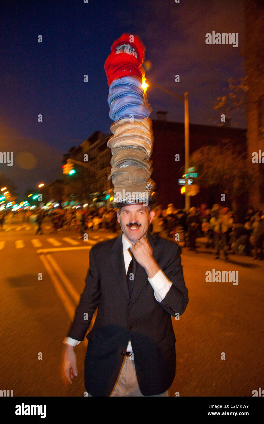 Halloween parade in Park Slope Brooklyn Stock Photo Alamy