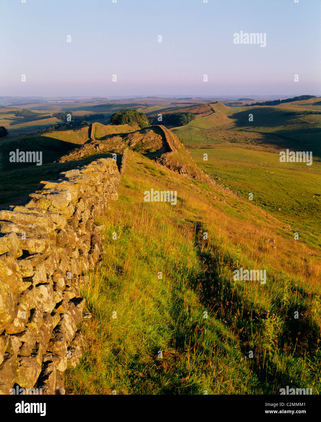 Hadrian's Wall, Northumberland, England Stock Photo Alamy