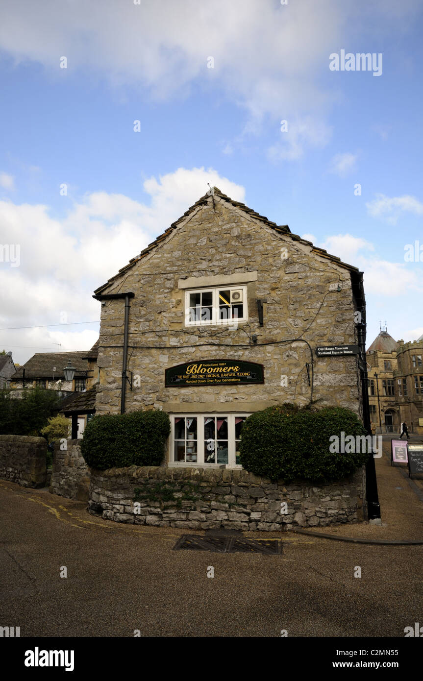 Shops in Bakewell Peak District Stock Photo Alamy