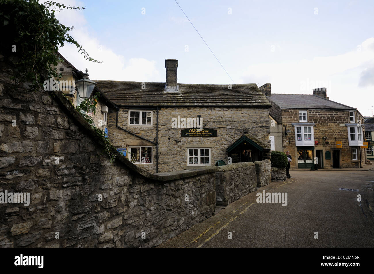 Shops in Bakewell Peak District Stock Photo Alamy