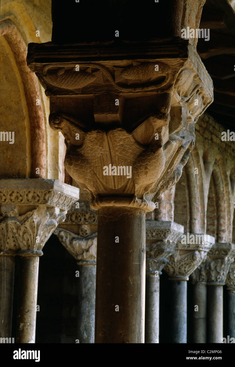 Moissac Abbey Stock Photo