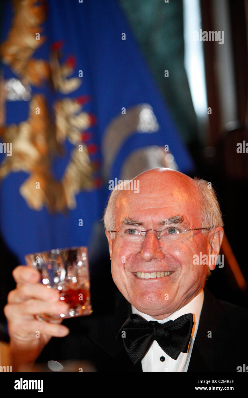 Former Prime Minister of Australia, John Howard Stock Photo