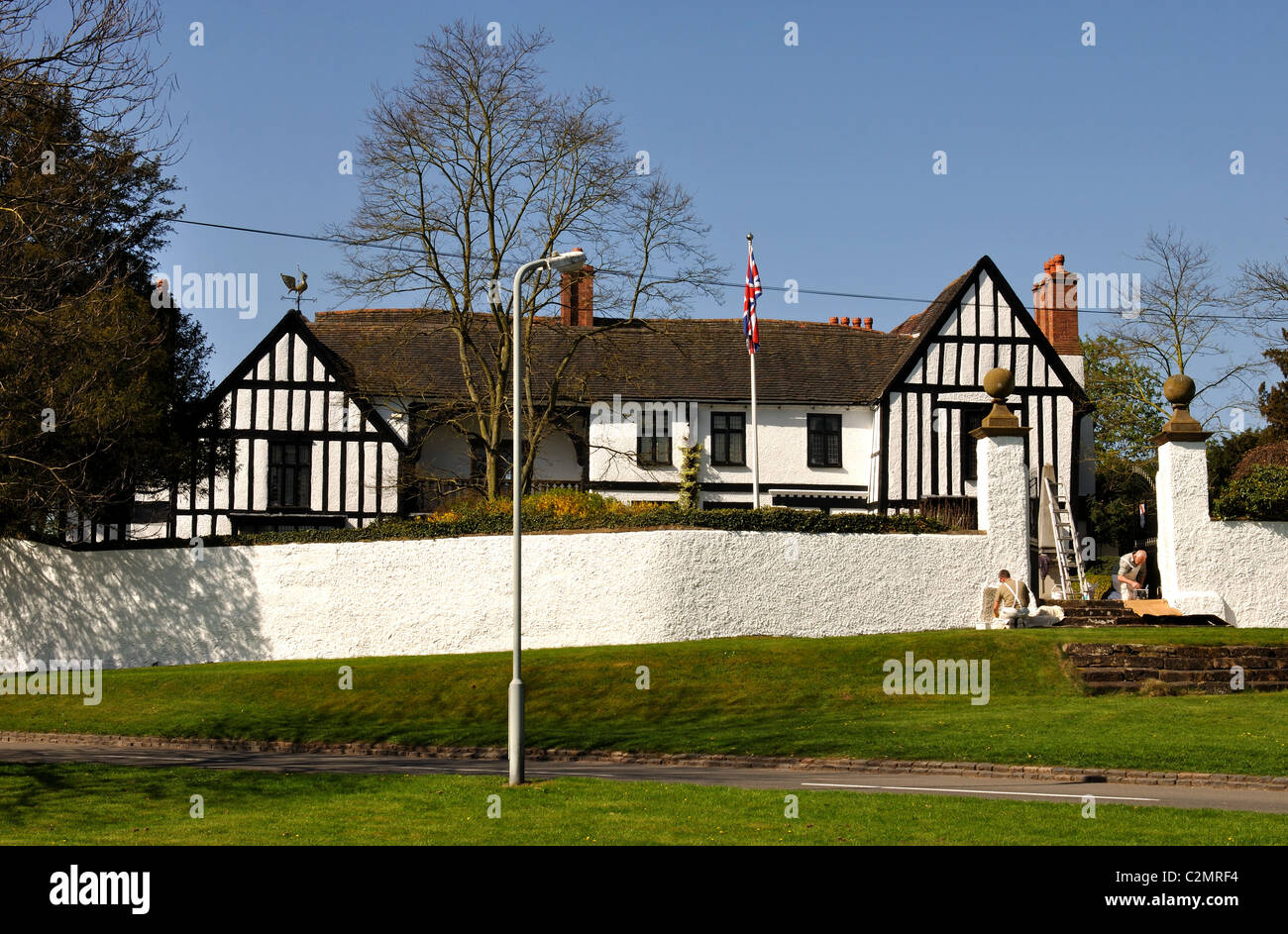 The Manor House, Mancetter, Warwickshire, England, UK Stock Photo Alamy