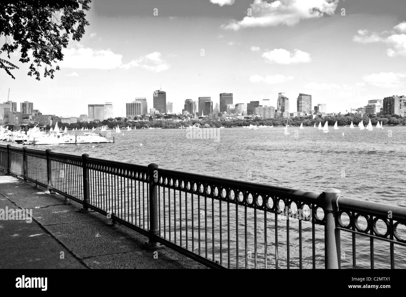 Boston skyline Stock Photo