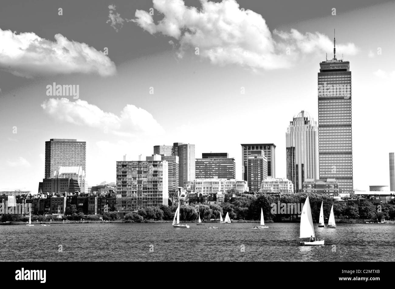 Boston skyline Stock Photo