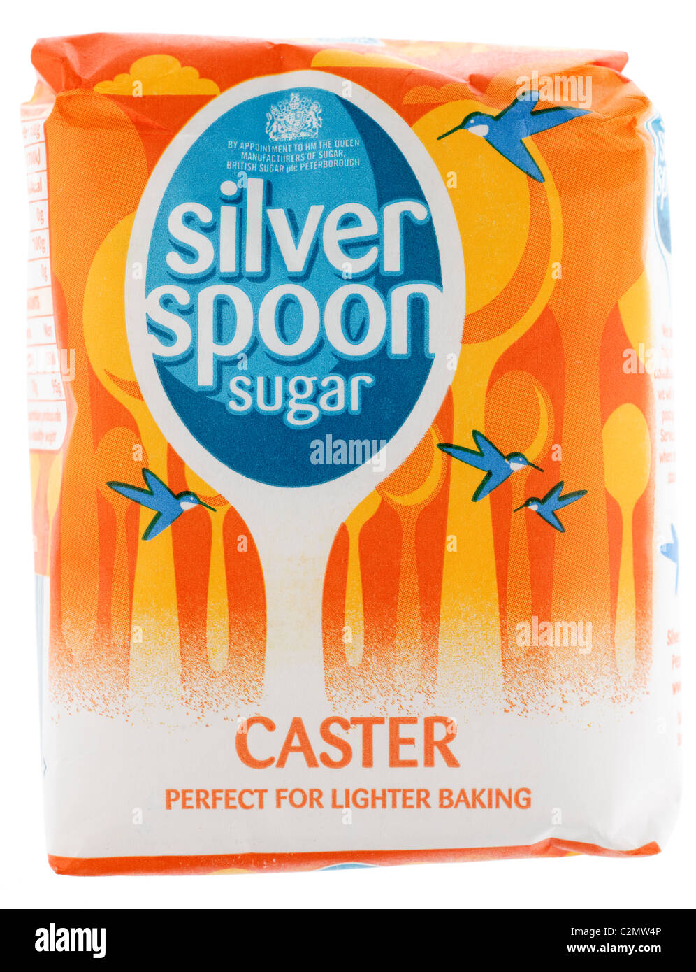 Bag of Silver Spoon Caster Sugar Stock Photo