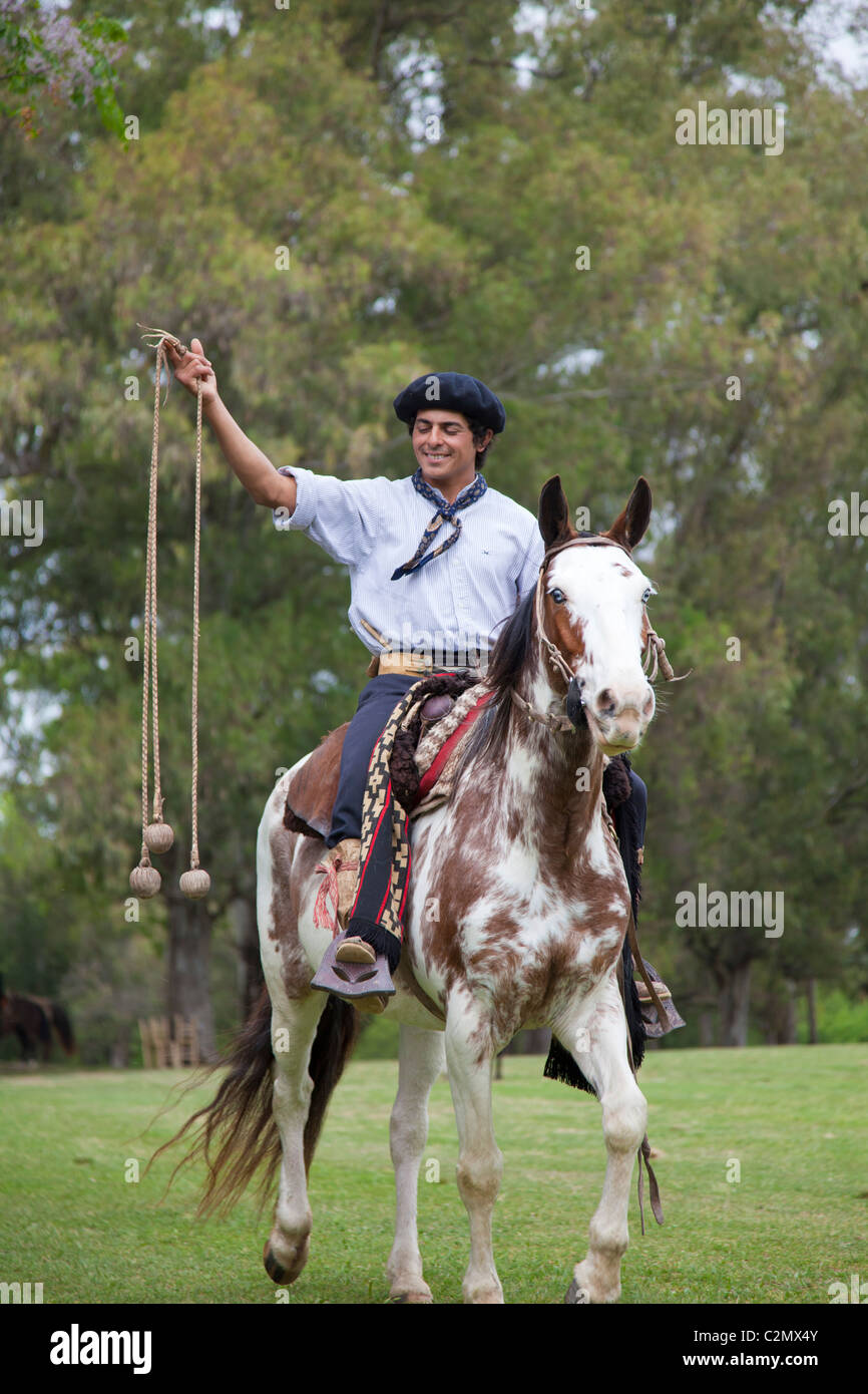 The art of the lasso - The Gaucho parade