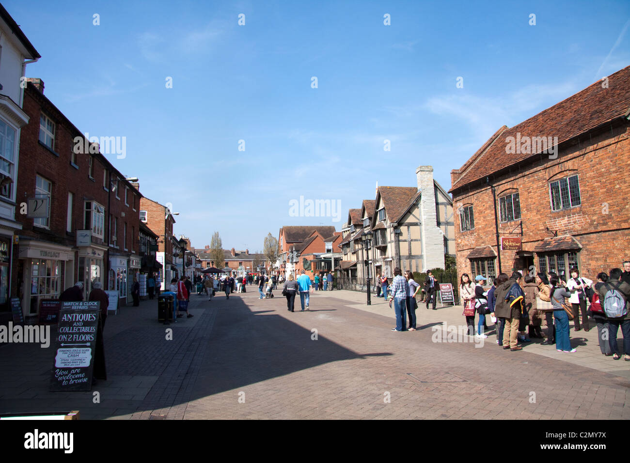 William Shakespeare House Stock Photo Alamy